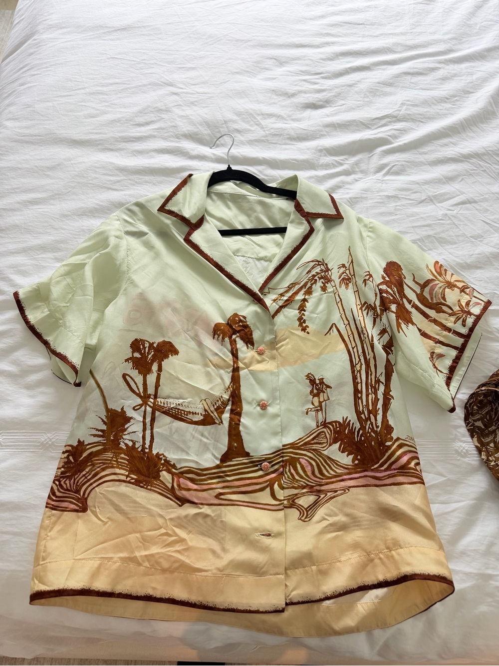 Zimmermann button down top. Worn once tag is removed. 100% silk